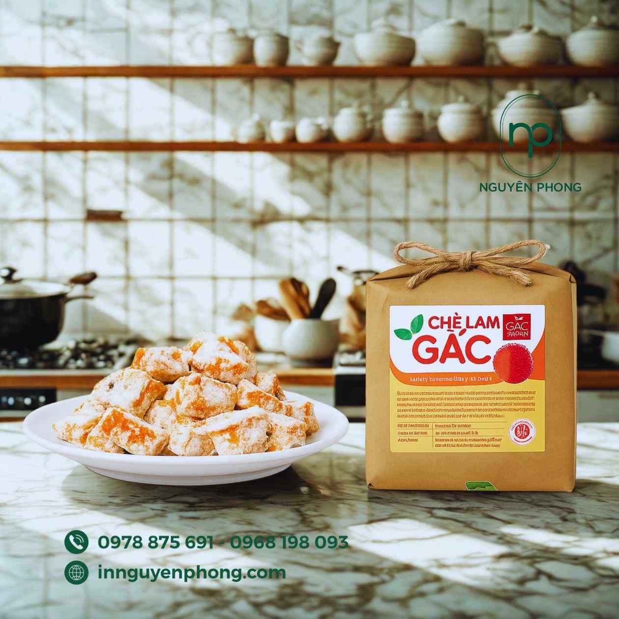 Kích thước in tem chè lam